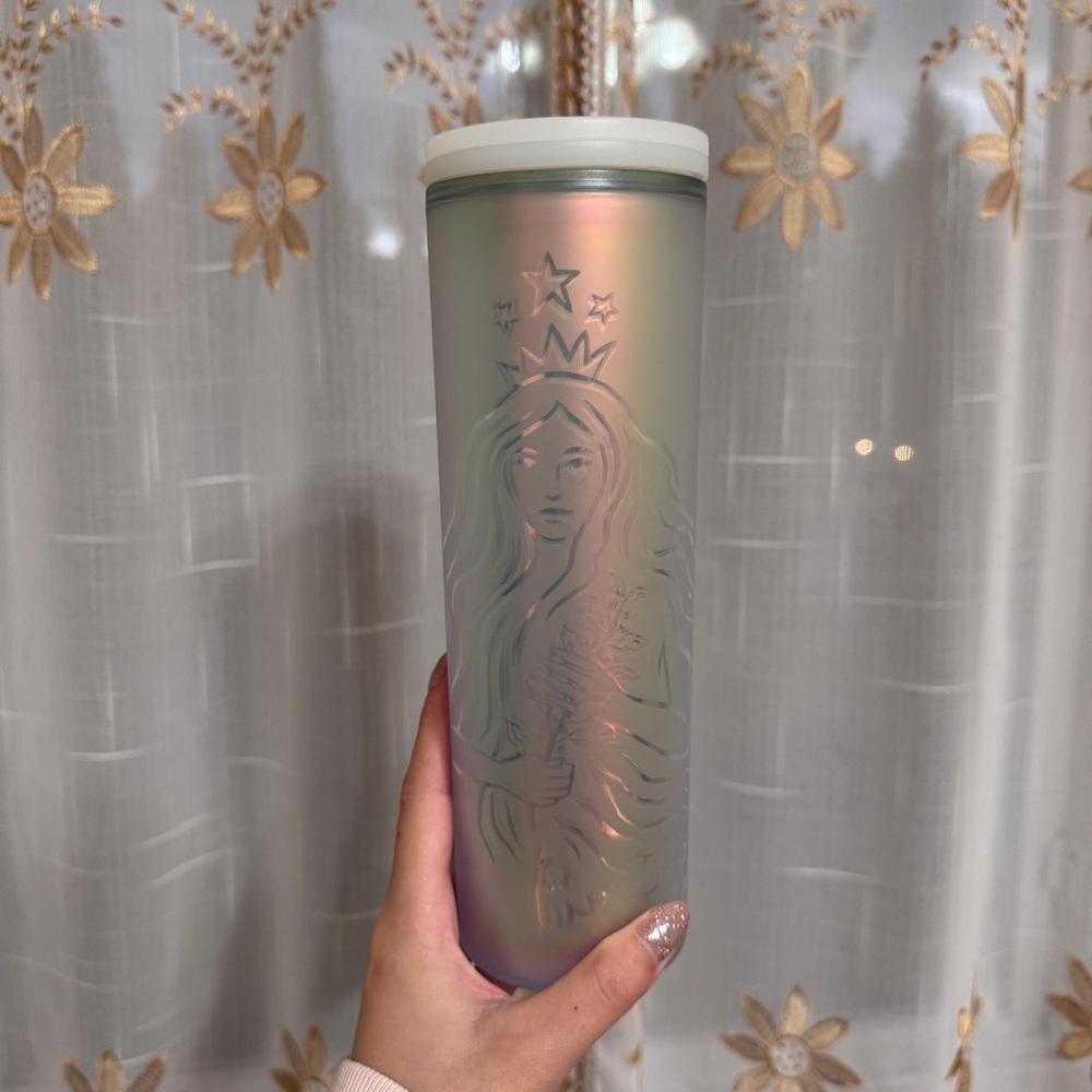 starbucks mermaid iridescent tumbler